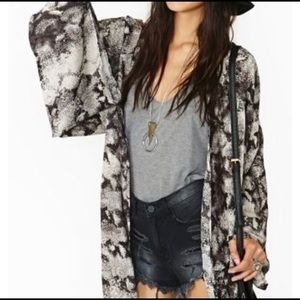 Snake Print kimono